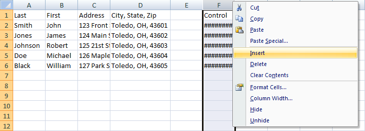 How To Separate Address City State And Zip In Excel